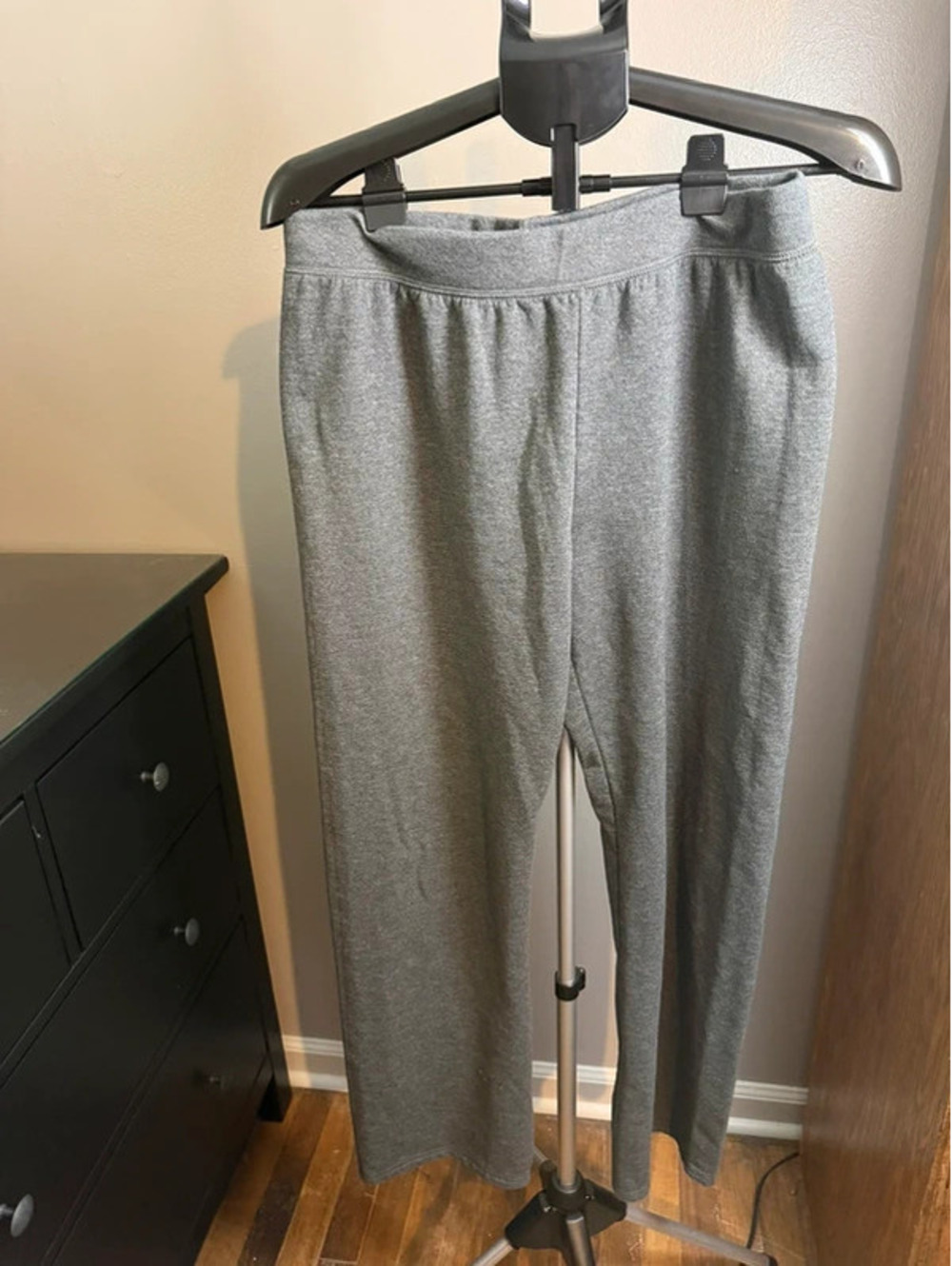 Hanes Gray Heather Straight Leg Lounge Pants Size Medium